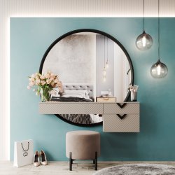 Трюмо Оксфорд 2 Чорне