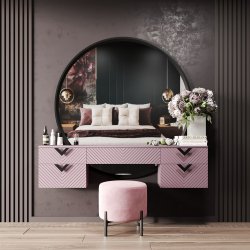 Трюмо Оксфорд 3 Чорне