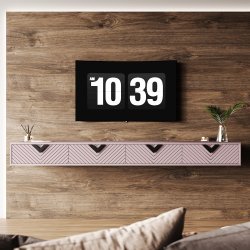 Тумба під телевізор Оксфорд Чорна